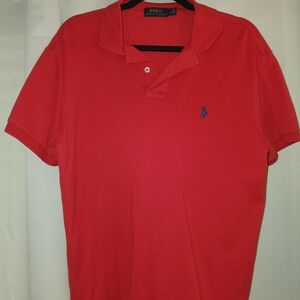 Polo by Ralph Lauren Men's Red Polo Shirt